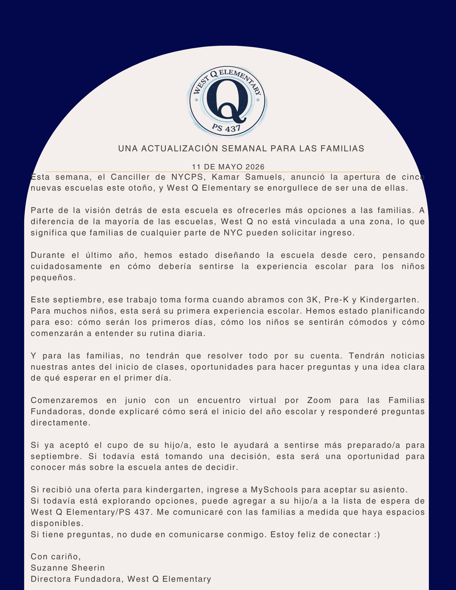 Hoja Informativa 05/11/2026, boletín original como imagen