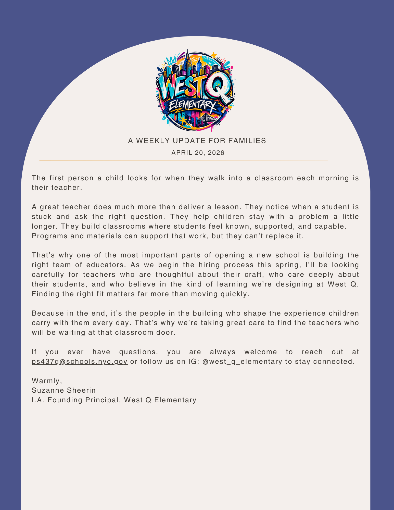 Newsletter 04/20/2026, original newsletter image