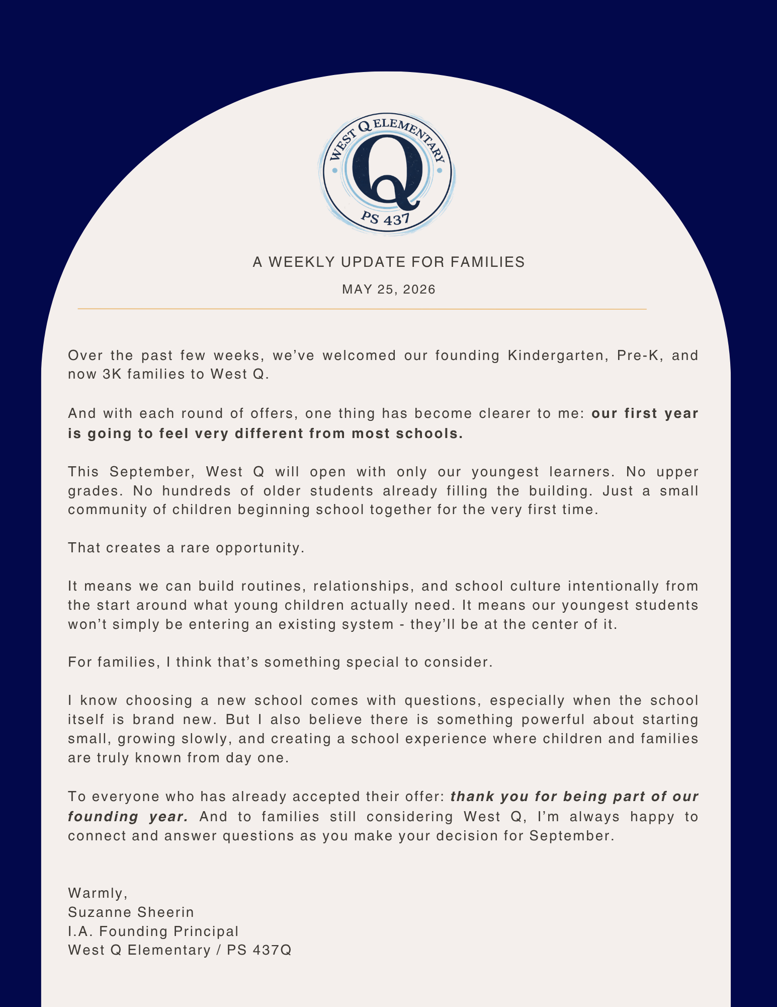 Newsletter 05/25/2026, original newsletter image
